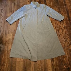 Elegant Women's Gray Trench Coat